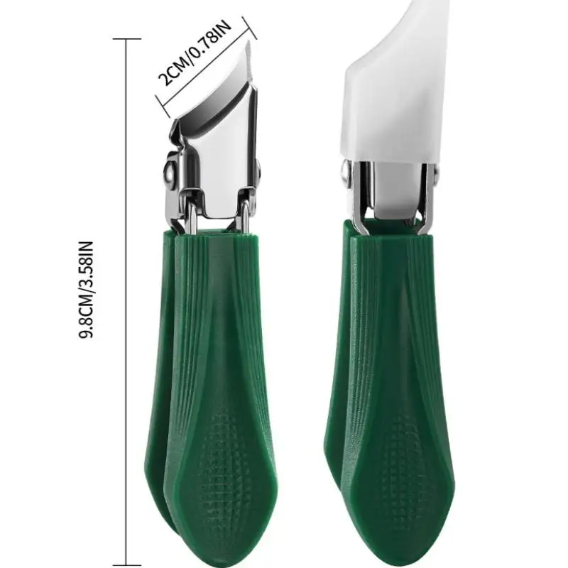 1PC Ultra-Sharp Angled Stainless Steel Nail Clippers Anti-Splash Fingernail Toenail Cutters Home Salon Manicure Pedicure Tools