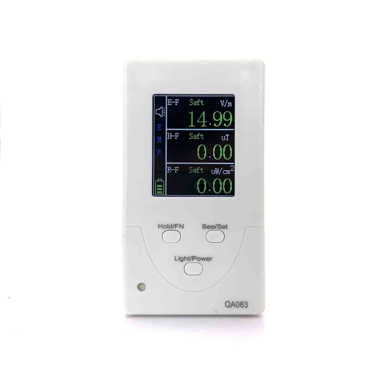 1Set Geiger Counter Dosimeter Nuclear Radiation Detector 3 Alarm Ways EMF Meter Plastic