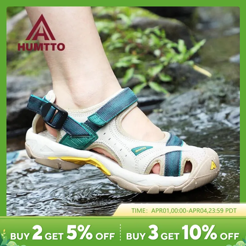 HUMTTOSummerHikingShoesOutdoorSandalsforWomenBreathableWater