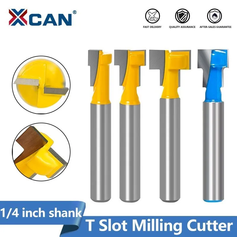 XCAN-Milling-Cutter-1-4-Shank-6-35mm-T-Slot-Router-Bit-Set-Keyhole-Bit ...