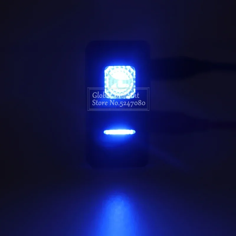 ZOYOSI 12/24V Blu Auto Interruttore Barca Camion Luce Led