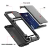 For iPhone 13 Pro Max Case Shockproof Armor Slide Card Holder Cover For iPhone 14 15 12 11 Slot Store 4 Cards Wallet Phone Funda 4