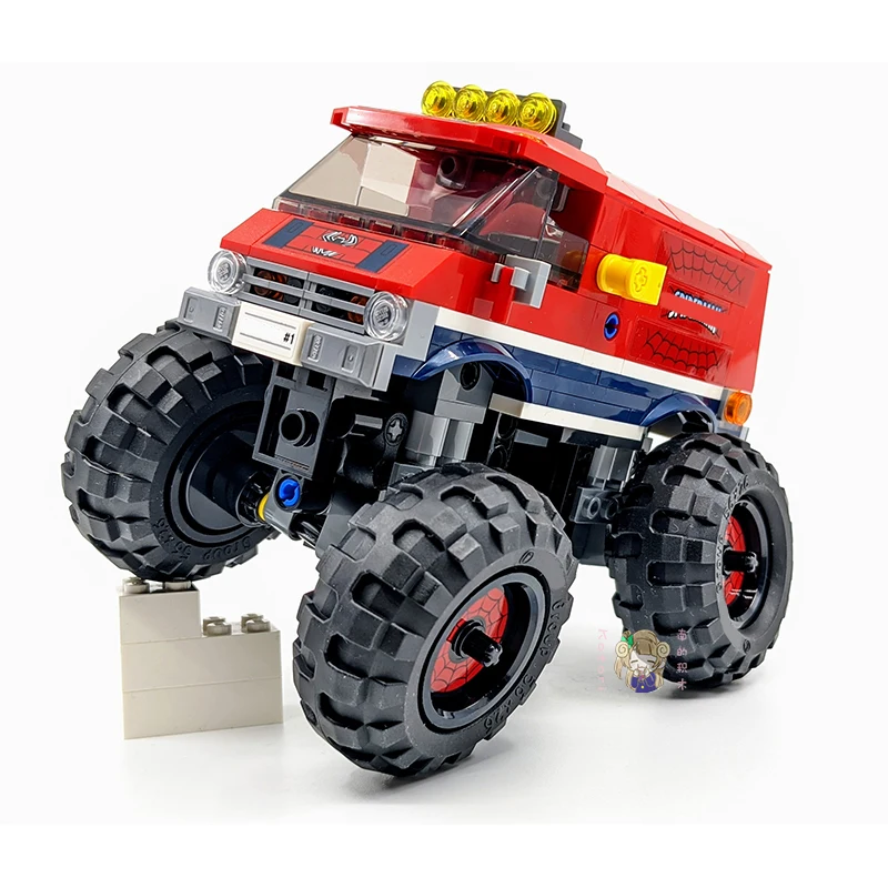 463Pcs Monster Truck Vs. Mysterio Building Blocks 76174 Mattoni Giocattoli Per Bambini Compleanno Regalo Di Natale