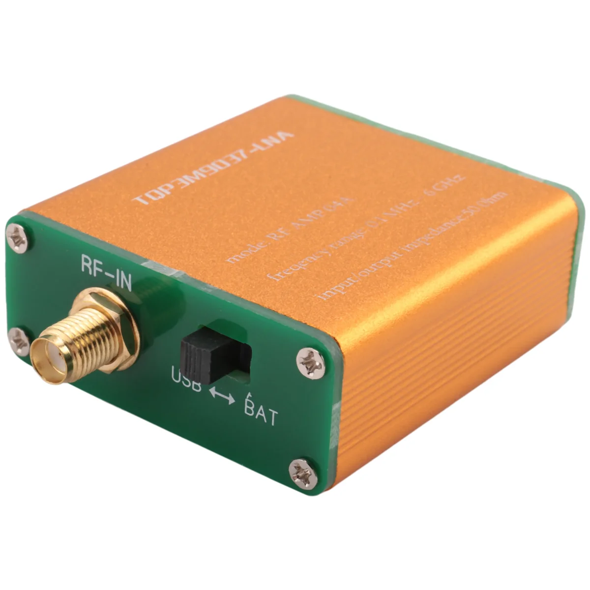 전대역 증폭기 HF FM VHF UHF RF 프리앰프, 고선형성 초저잡음 이득 증폭기, 100K-6GHz