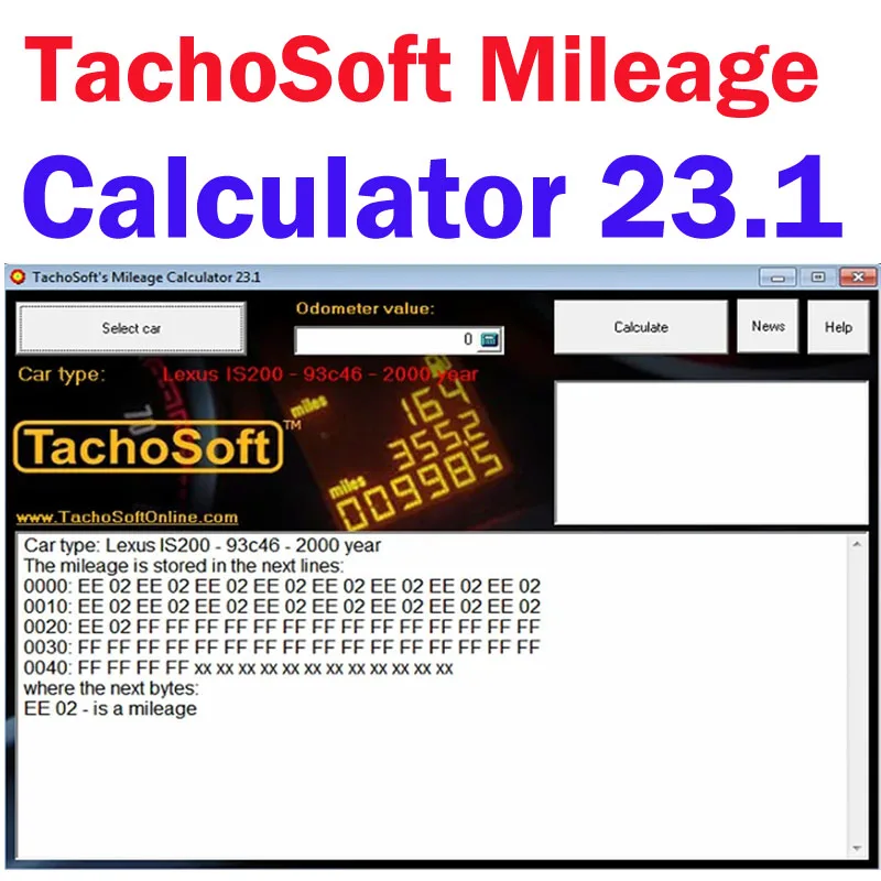 

Распродажа 2024, калькулятор пробега TachoSoft 23,1 с лицензией растрескивания-полная версия, поддержка обслуживания нескольких автомобилей