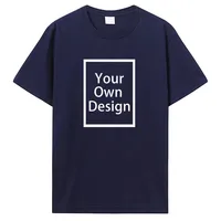 Personnalisez votre propre conception T-shirt hommes personnalisez votre impression Photo Logo T-shirt bricolage graphique T-shirt femmes t-shirts hauts vêtements en coton 3