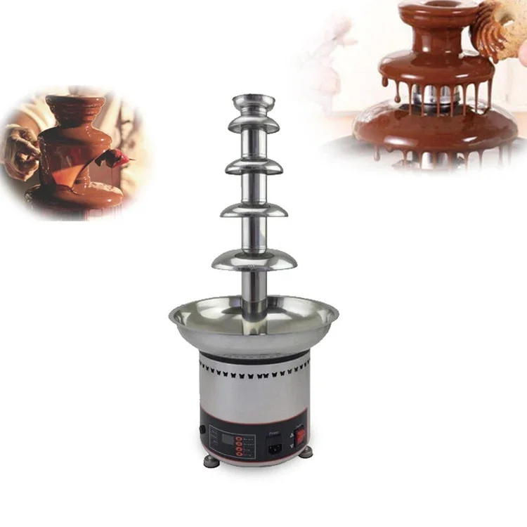 5 Layer Chocolate Fountain Cascade Machine/ Chocolate Fountain Melting Machine/ 110V Fountains For Home