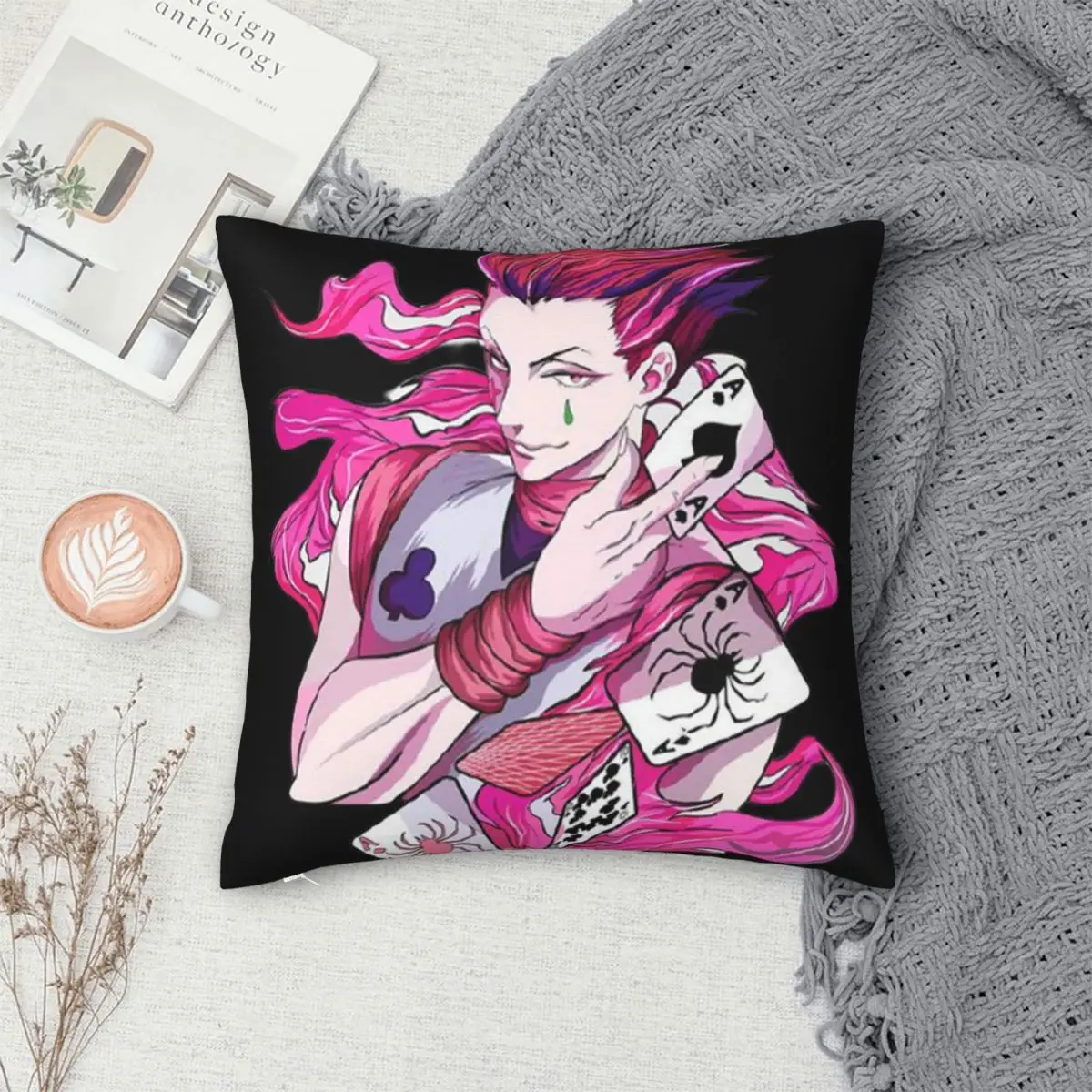 Рисунок 3 - Квадратная наволочка Hisoka HunterXhunter