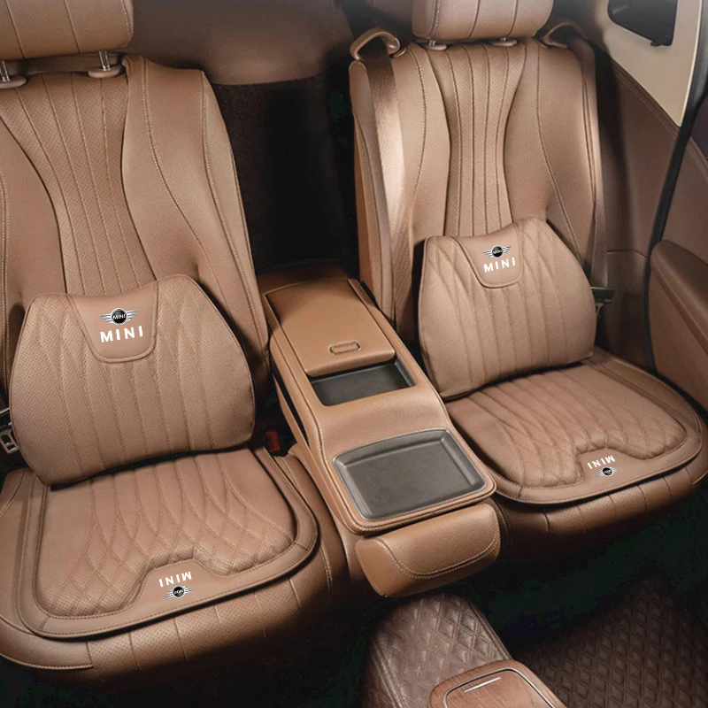 미니 자동차 시트 쿠션 커버 미니 JCW 카브리오 쿠퍼 컨트리맨 에이스맨 클럽맨 쿠페 페이스맨용 요추 지지대 허리 쿠션