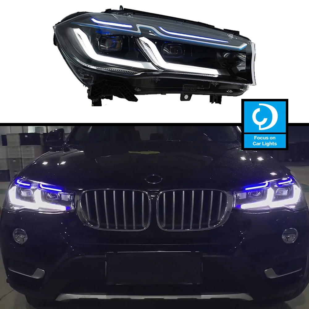 

Car Front Headlight For X5 F15 2014-2018 HeadLamp Styling Dynamic Turn Signal Lens Automotive Accessories Assembly 2PCS