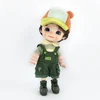 Ob11 Doll Bear Top Clothes Doll Animal Tongue Hat 1/12 Bjd Doll Green Strap Pants For Molly Gsc Ymy P9 P10 Body Uf Dolls 2
