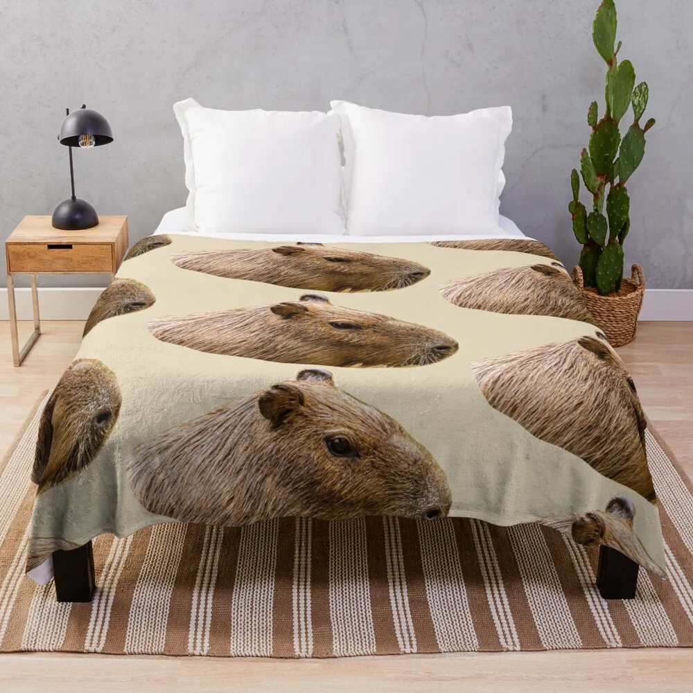 

Capybara Throw Blanket sofa bed blankets ands Picnic for sofa Blankets