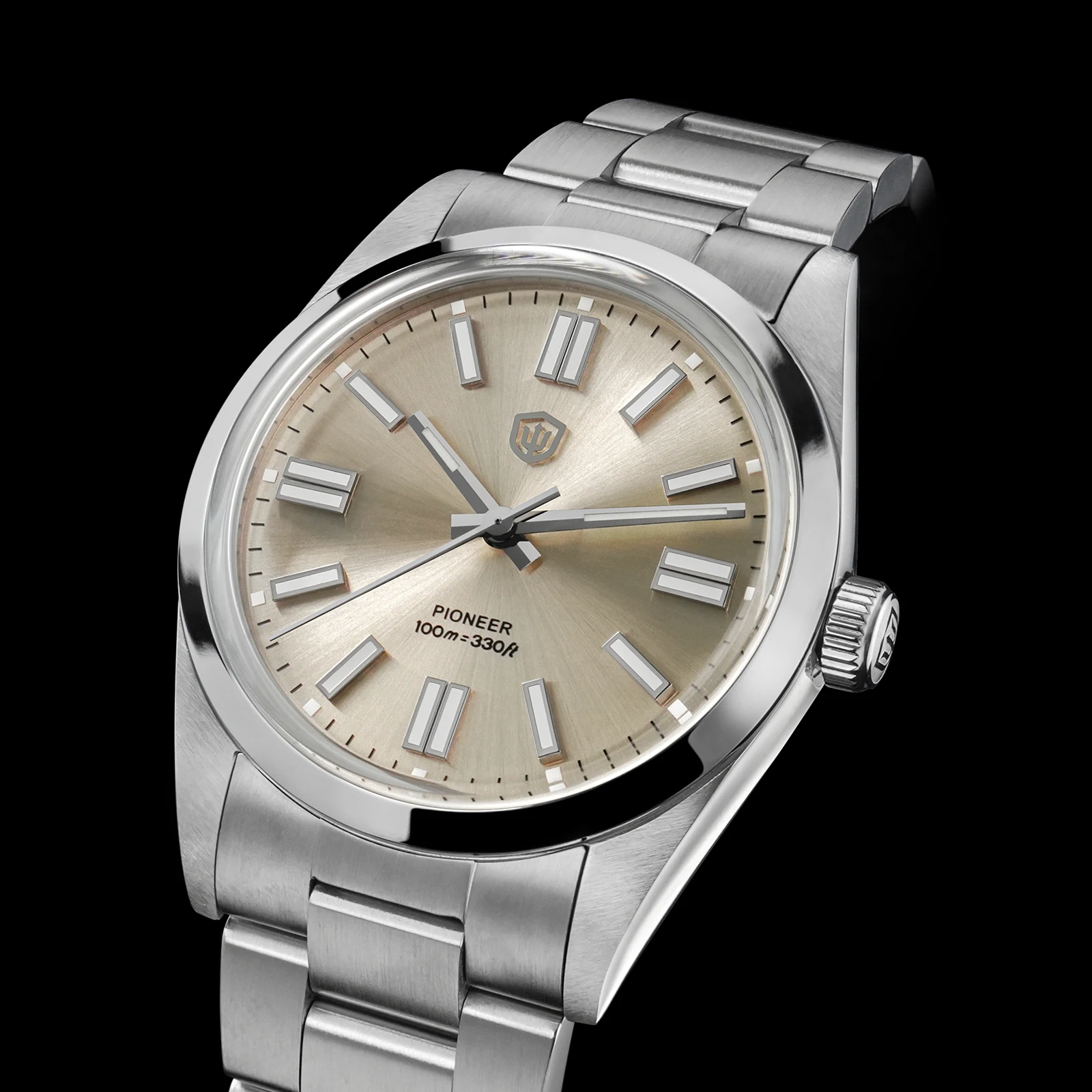 Watchdives WD1016 V3 Orologio 37mm VH31 Sweep Quarzo Movemet Orologio in acciaio inossidabile Impermeabile Orologio da polso da uomo con zaffiro luminoso  1511