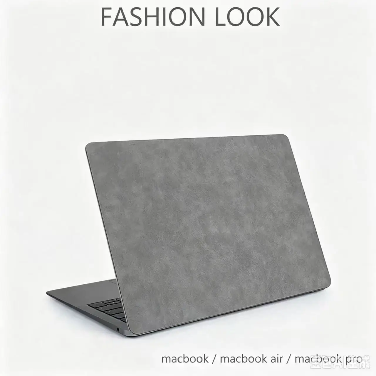 Luxurious PU Leather Laptop Shell Cover - Premium Vinyl Decal Design