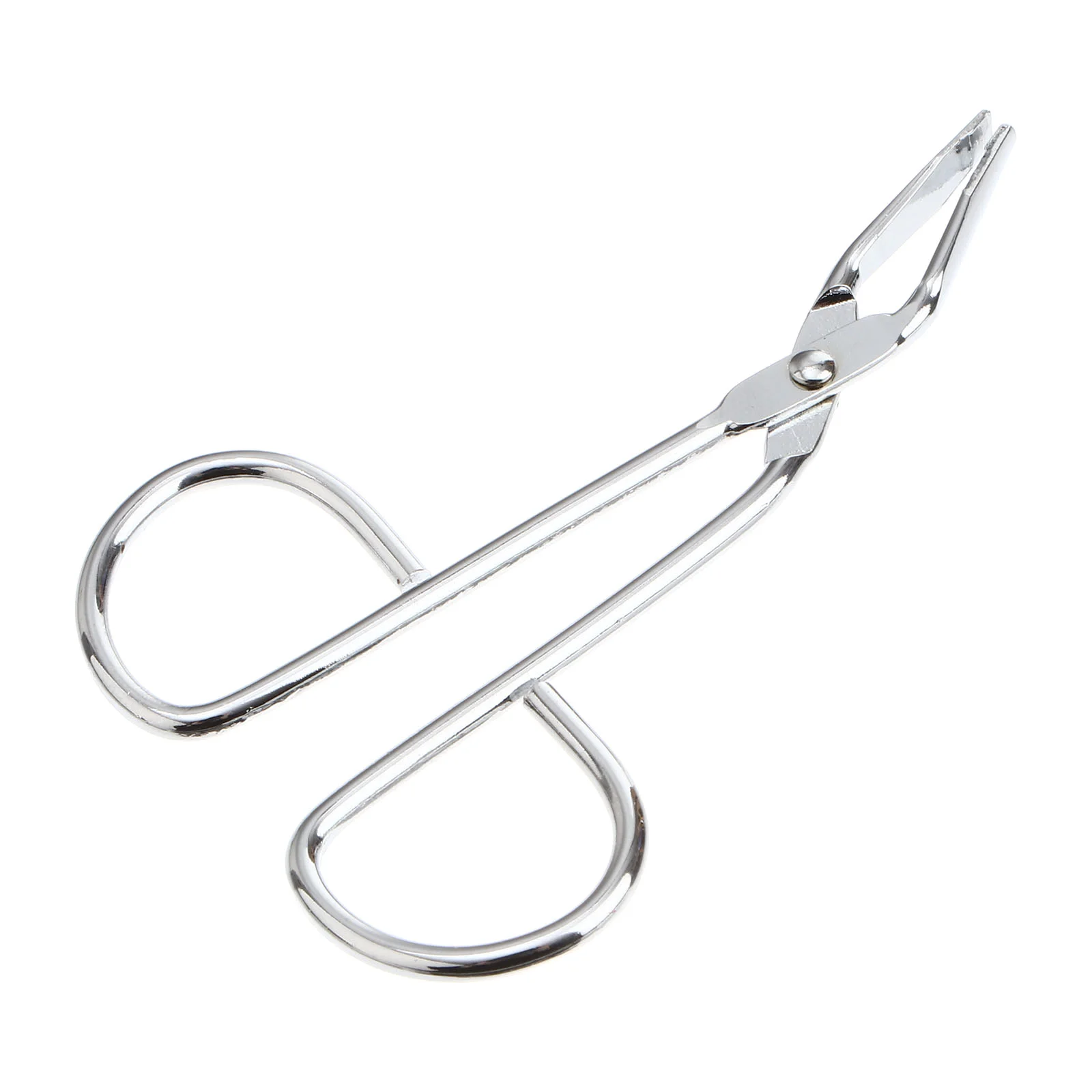 

Stainless Steel Scissors Shaped Eyebrow Tweezer Clip (Silver)