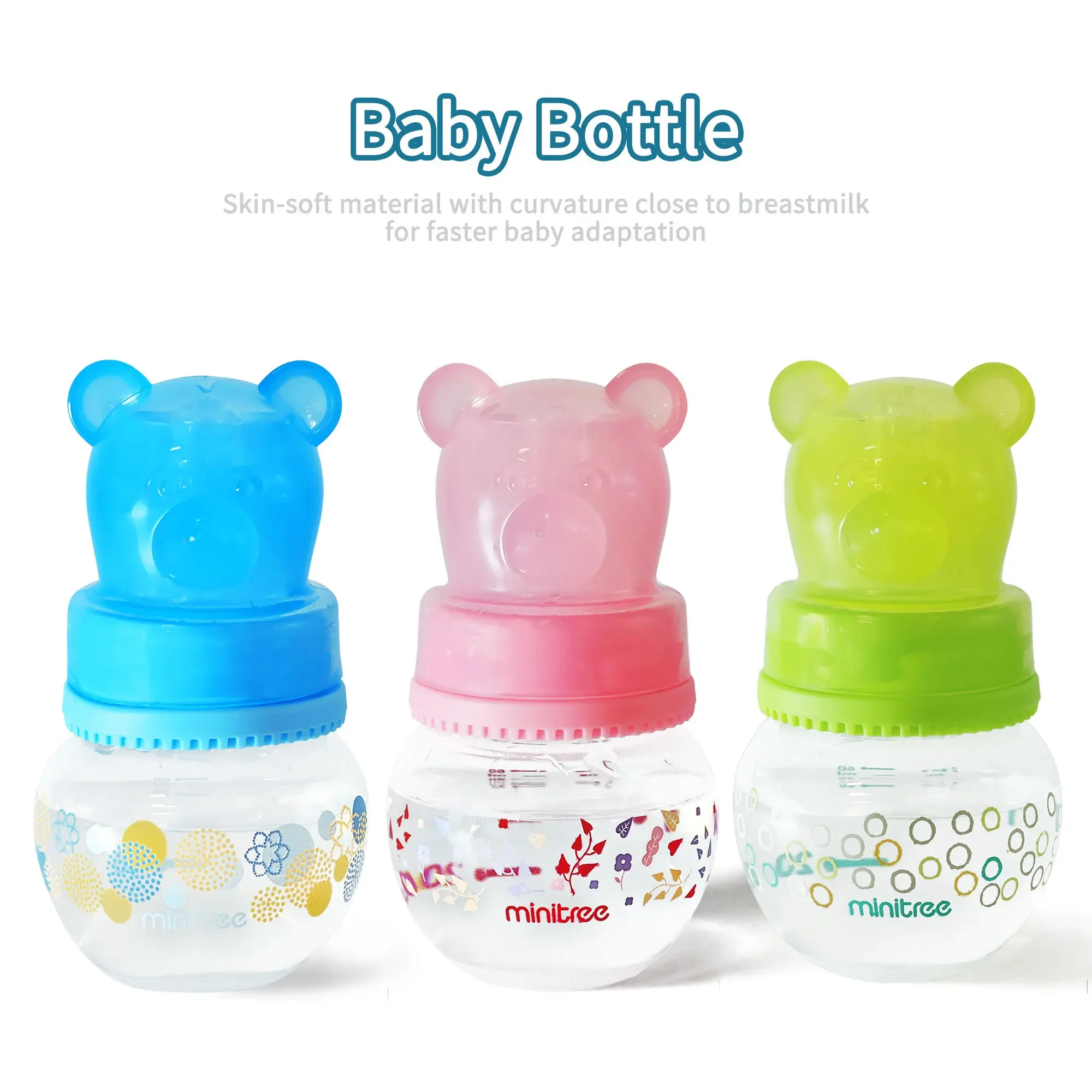 0-6 months newborn bottle, specially made for newborns, slow flow, no choking, lightweight super drop-proof newborn bottle 3