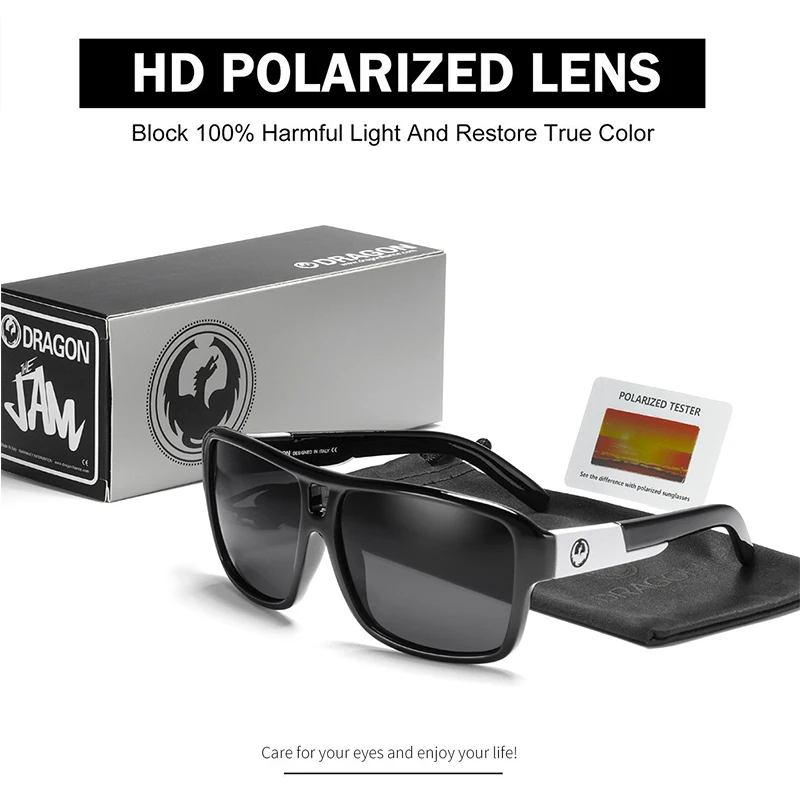 Square Polarized Sunglasses For Men And Women Classic Design_voghion.com