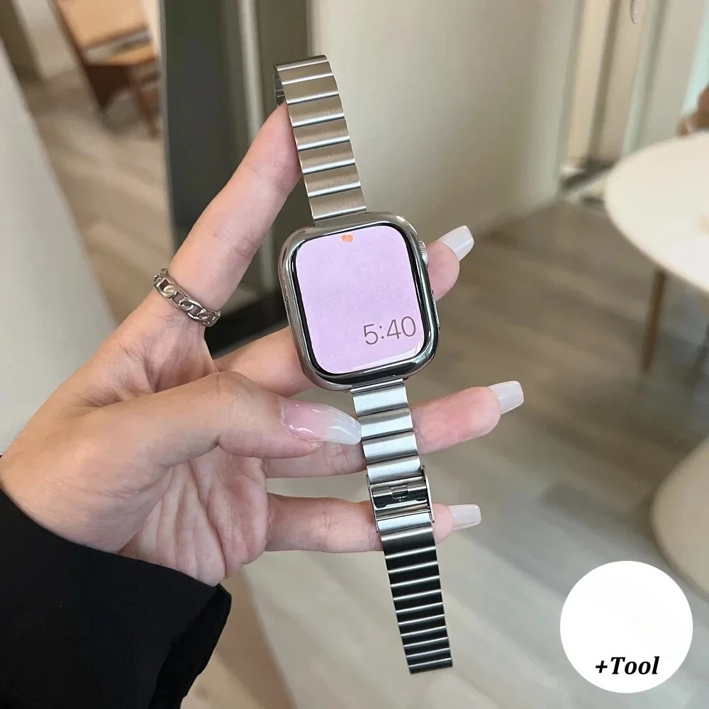 ตัวเลือกสินค้า สายนาฬิกาสแตนเลสสำหรับ Apple Watch ทุกรุ่น