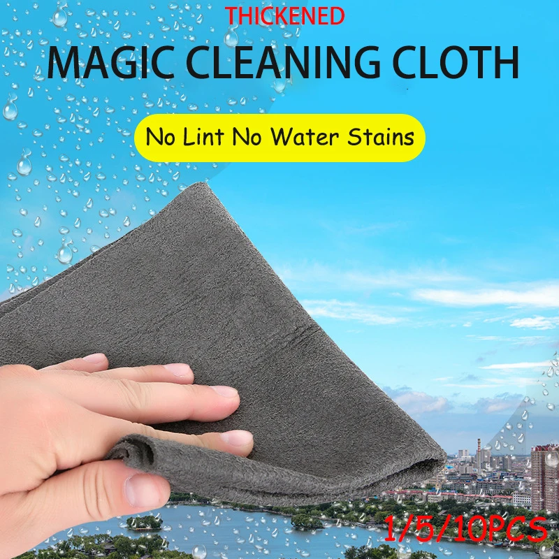 Thickened Magic Cleaning Cloth No Trace Miracle Microfiber Cloth ...