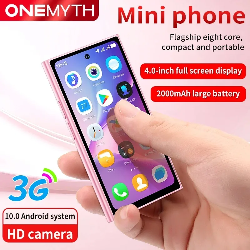 New Arrivals ONEMYTH S25 Pro Mini 3G Smartphone 4.0 Inch Full Screen Display 2000mAh 2GB RAM 16GB ROM Dual SIM With Play Store 2