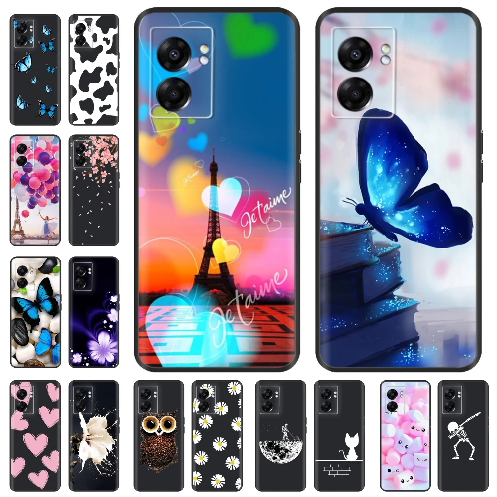 Per Oppo A57 A77 5G Custodia Custodia In Silicone Morbido Verniciato Per Oppo A57 A77 4G 5G 2022 Cover Posteriore Antiurto Paraurti Coque
