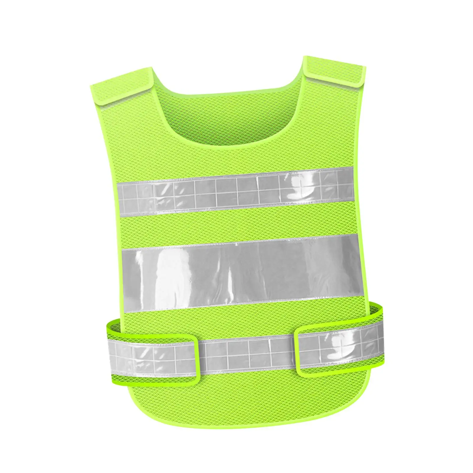 Reflective Vest High Visibility Construction Gear Walking Running Hiking Work Biking Mesh Cloth with Reflective Strips Adults