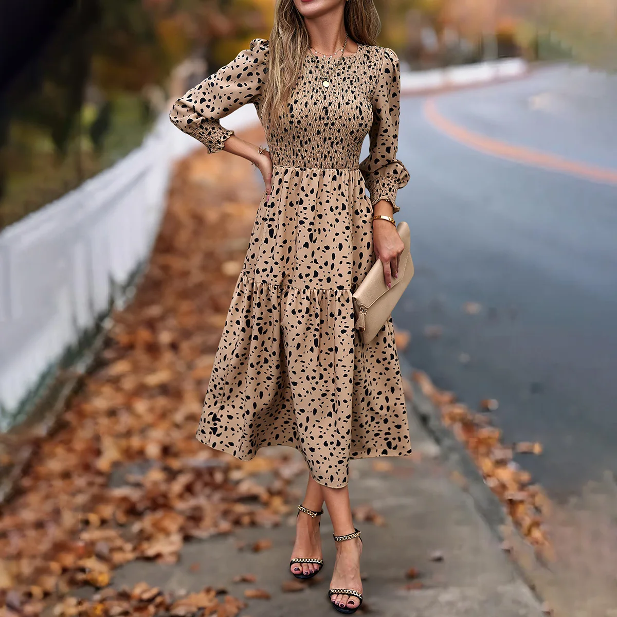 

New Fashion Dress Female Casual Women's Clothes Free Shipping
