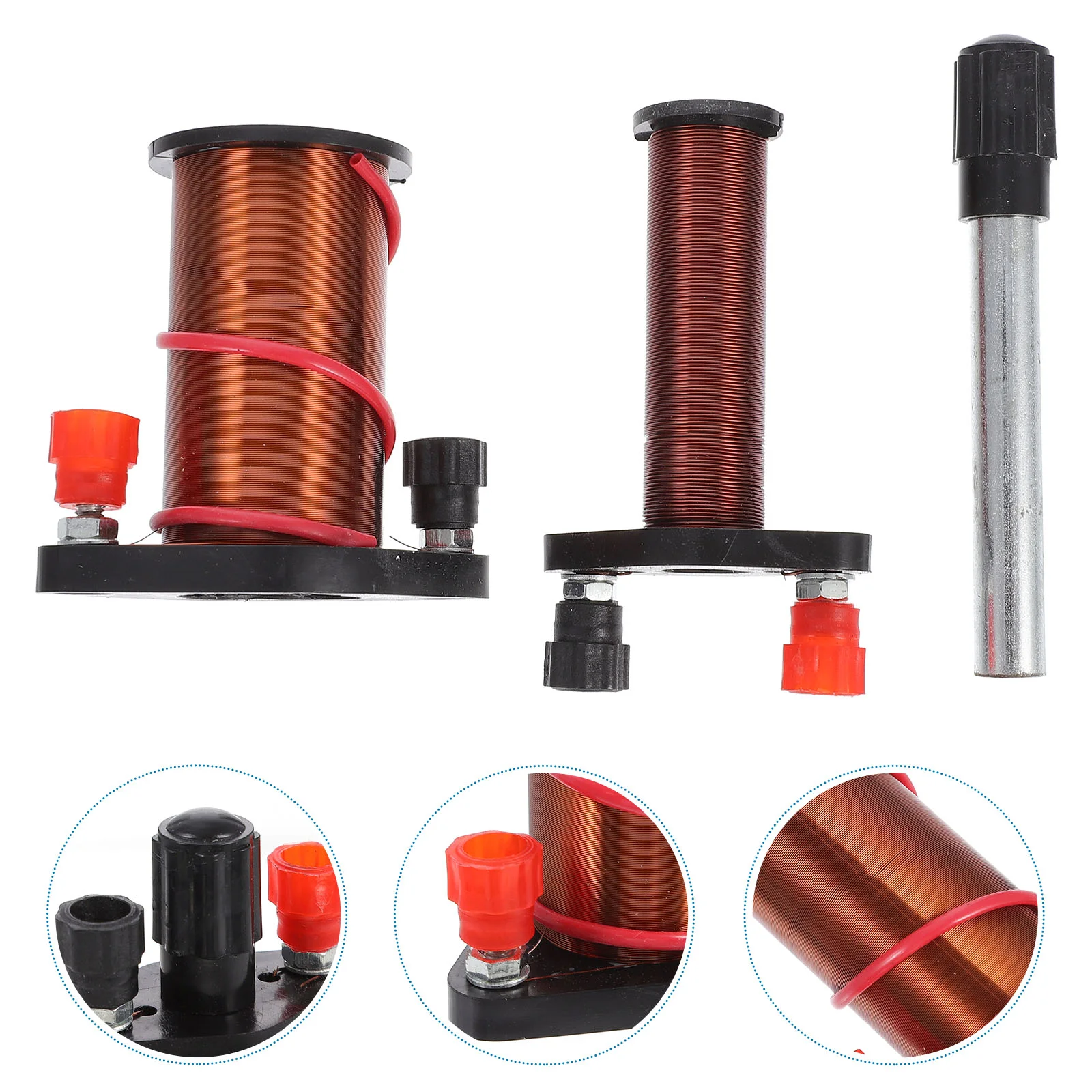 

Электромагнитная Индукционная катушка, медная, DIY, физический эксперимент, Обучающие вспомогательные СОЛЕНОИДНЫЕ катушки, наборы моделей