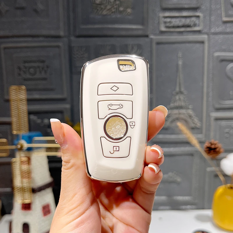 Custodia Per Chiave Auto Per Bmw F30 F31 F20 F10 F11 G20 G30 X3 F25 X5 F15 X1 I3 Serie 1 Llaveros Accessori Decorazioni Portachiavi