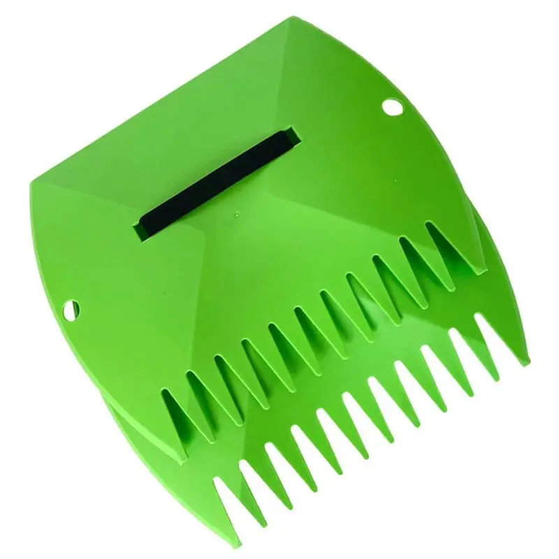 Leaves Scoop Hand Held Rakes Sturdy Ergonomic Grip Leaves Rake Lawn Debris Trash Pick Up Tool Hand Held Rakes Garden Rake For