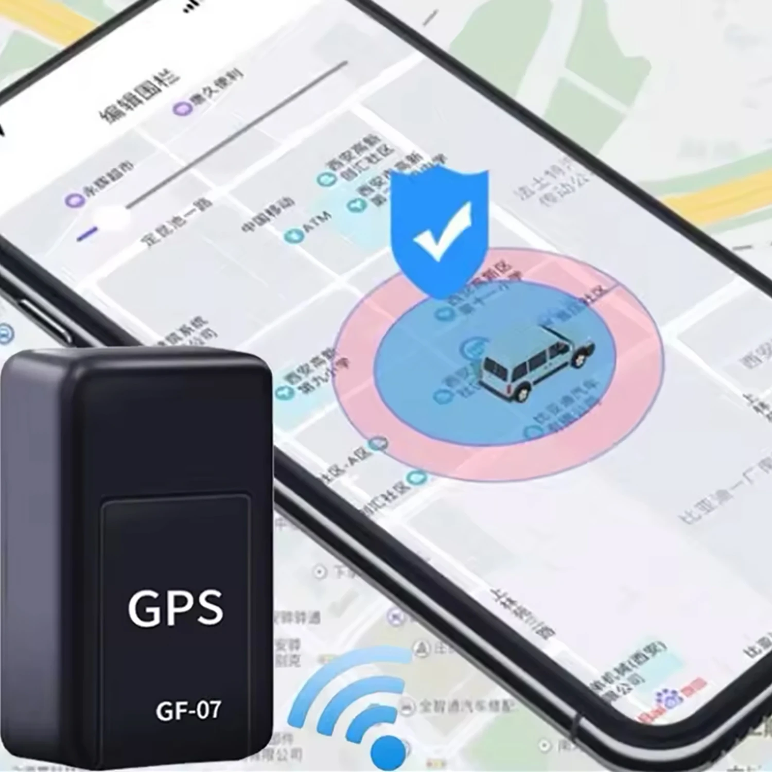 GPS Tracker GF07 Magnetic Mini Car Tracker GPS Real Time Tracking Locator Device Magnetic Real-time Vehicle Locator Pet gps tracker gps locator gps car tracker