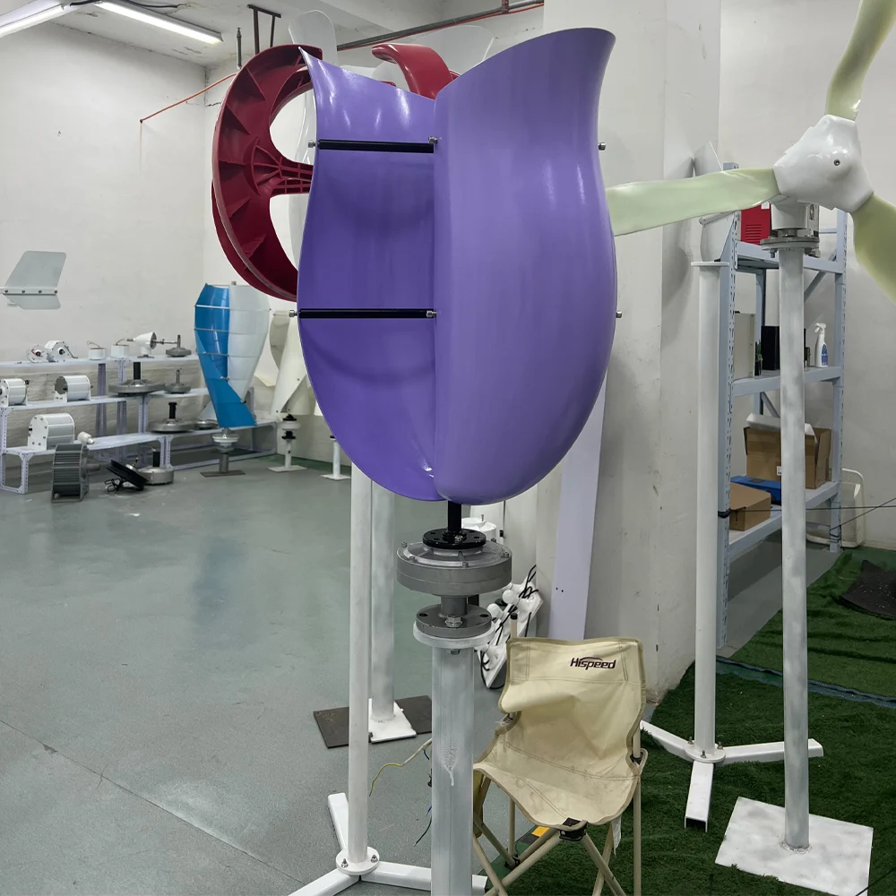 6000W Wind Turbine Generator 12V 24V 48V Vertical Turbine Alternative Free Energy Windmill MPPT Hybrid Controller
