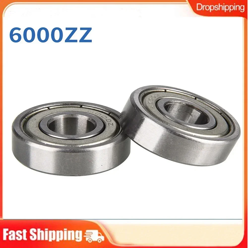 2/4pcs Bike Full Set Wheel Hub Bearings 6000ZZ 6000-2RS 47cc 49cc Front Rear Steel Bearing Bicycle Repair Cycling Accessories