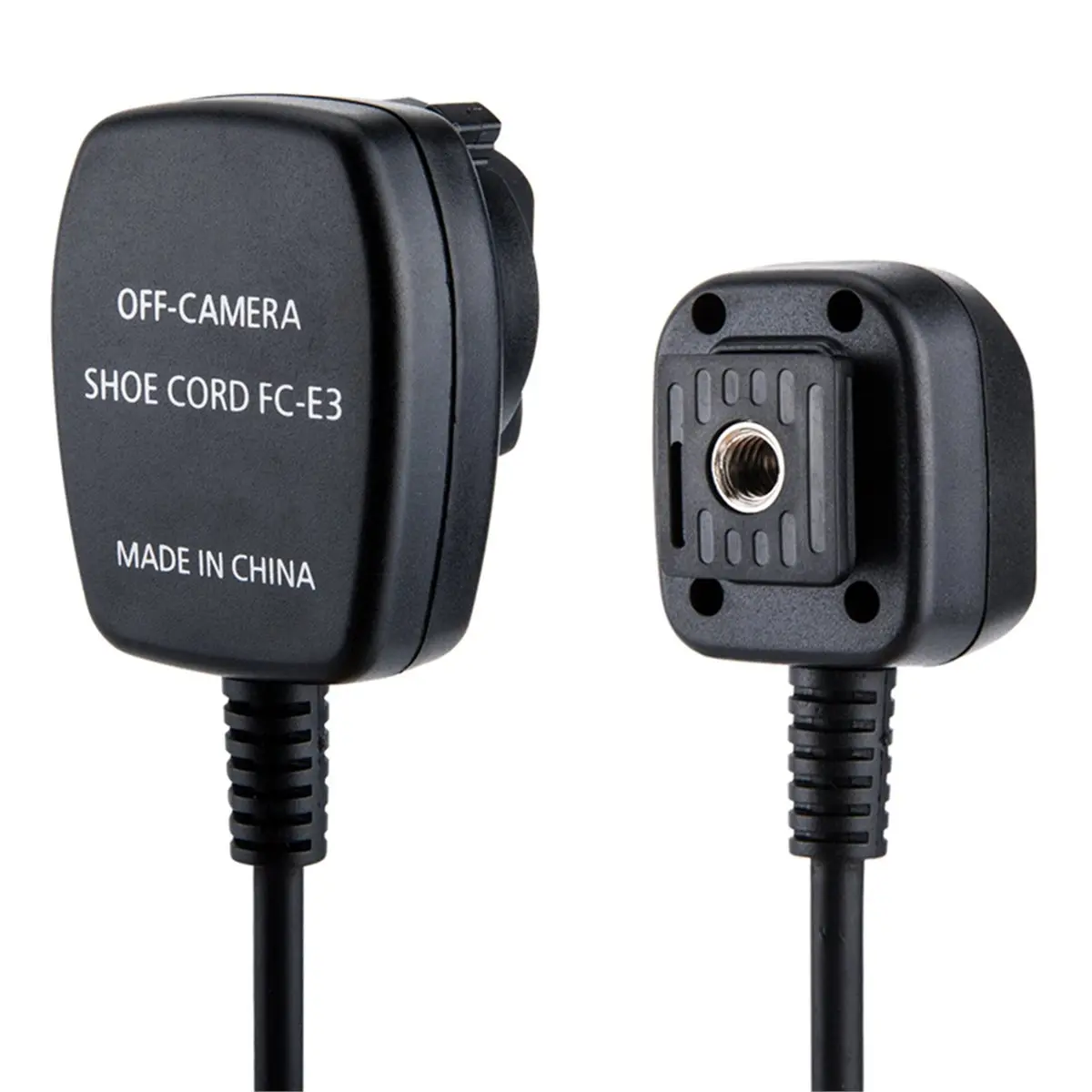 최고 600EX-RT,430EX, 270EX, MR-14EX II, MT-24EX, 320EX, 90EX용 FC-E3 카메라 플래시 핫슈 코드, OC-E3 대체