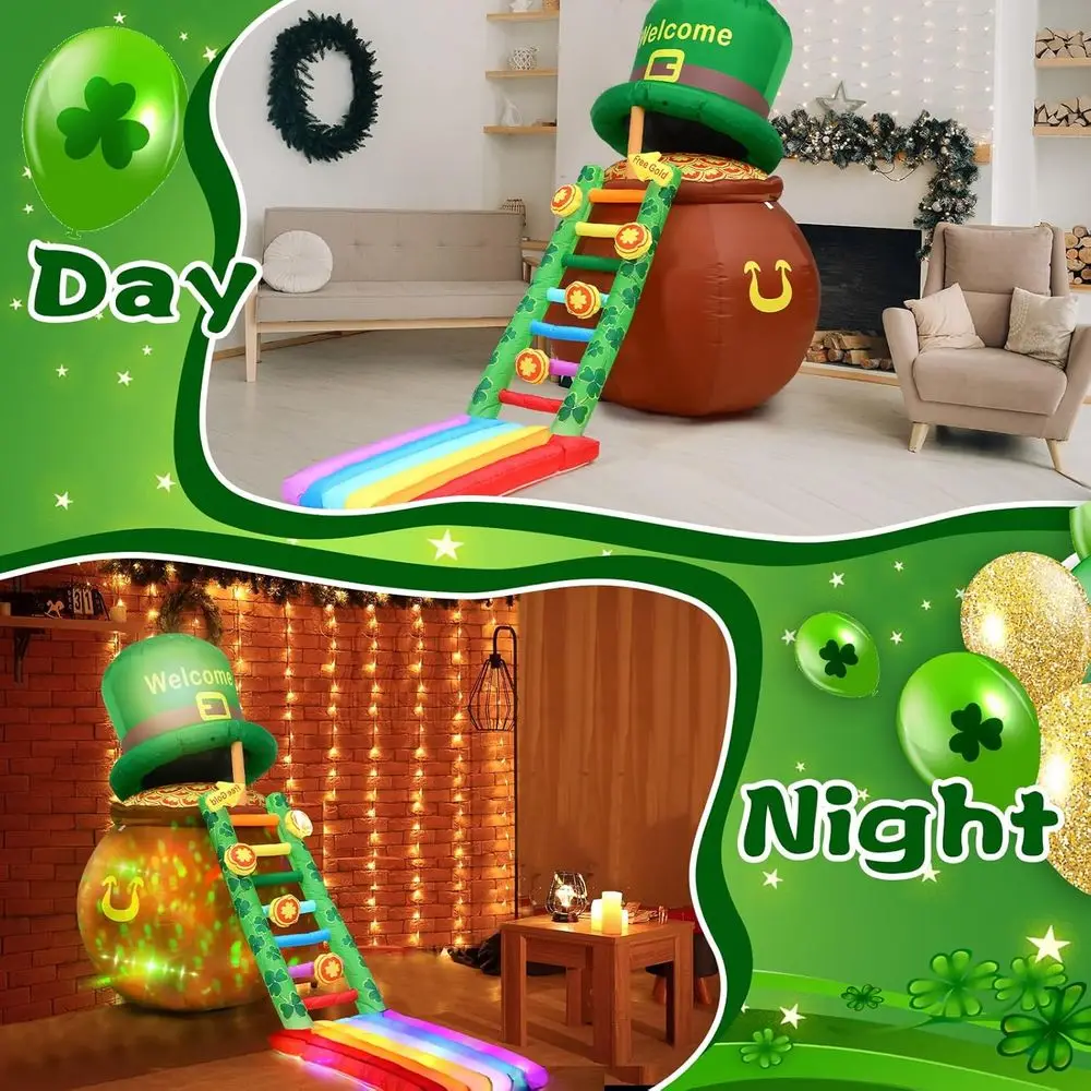 6ft Blow up Leprechaun Trap 6