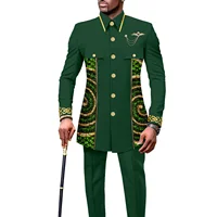 New Casual African Fashion Men's Suit Slim Two-piece Set Спортивный Костюм Мужской Pant Sets Ropa Para Hombres Suits for Men 2