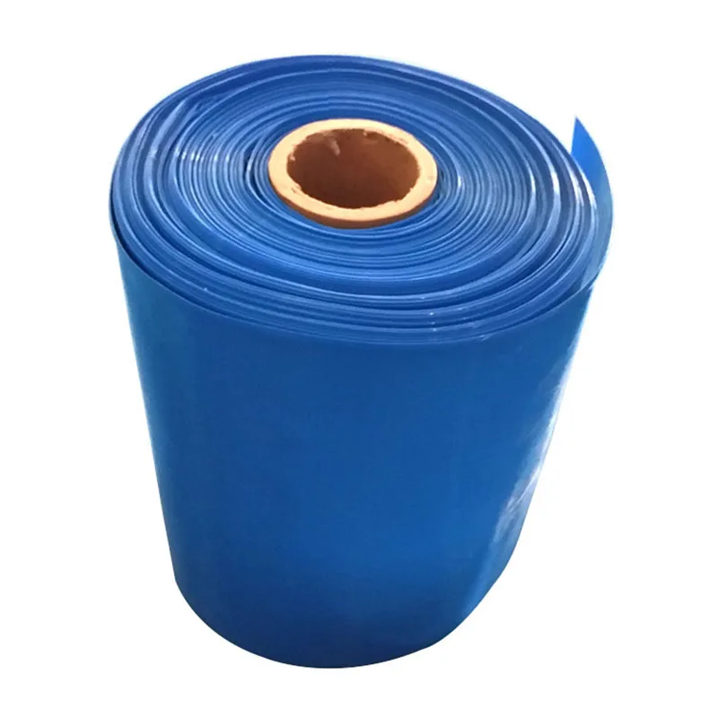 리튬 배터리 열수축 필름, PVC 열수축 튜브 슬리브, 폭 160-400mm, 블루 슬리브, 18650 21700 26650/32650, 1kg