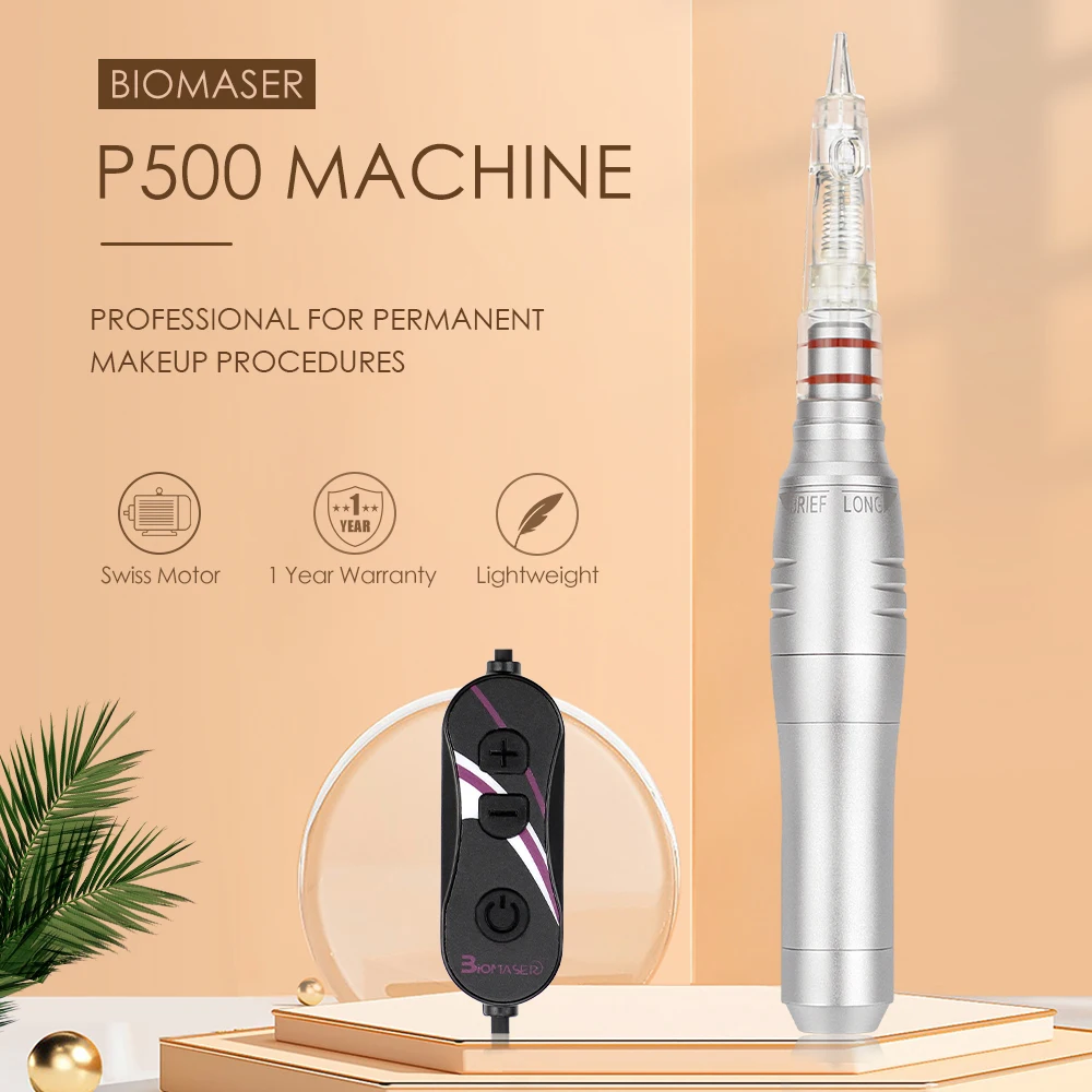 Biomaser Permanent Makeup Machine Tattoo Pen Machine Magnetic Coreless Motor For Eyebrow/Eyeline/Lips Electric Car Good Quality