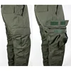 Men Green Camouflage Uniform Tactical Combat Black Shirts&Pants Airsoft Paintball Work Clothing Suit 4