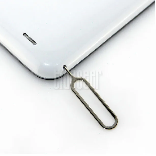 범용 금속 Sim 카드 꺼내기 핀 키 도구 바늘 SIM 카드 트레이 홀더 꺼내기 핀 아이폰 Xiaomi 삼성 요법 1000 개