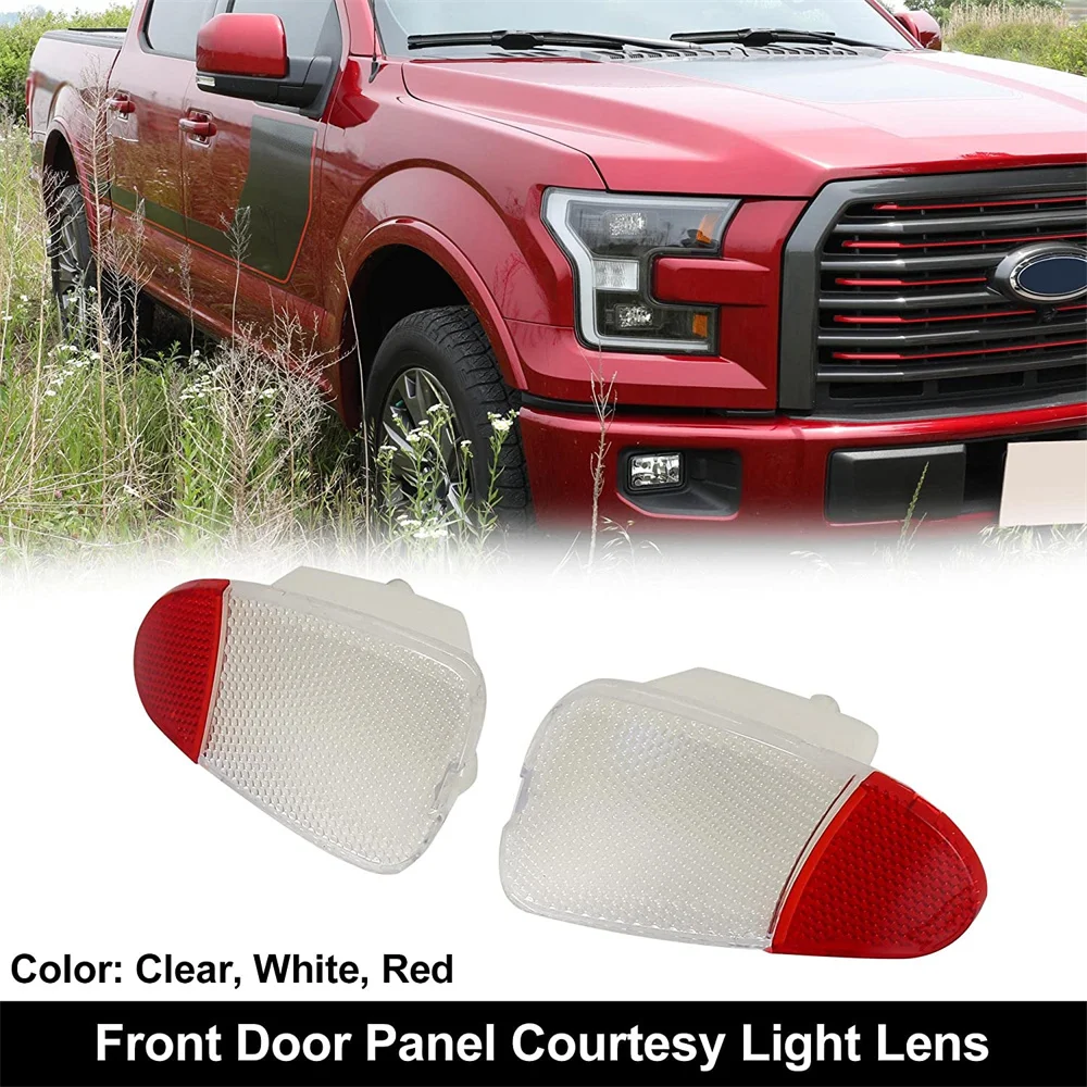 

For Ford F150 F250 Front Right & Left Door Inner Light Lamp Housing Reflectors