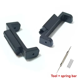 Premium 22x16mm Adapter for Casio Watch Strap Modification - G - Shock Strap Connector (Black A)