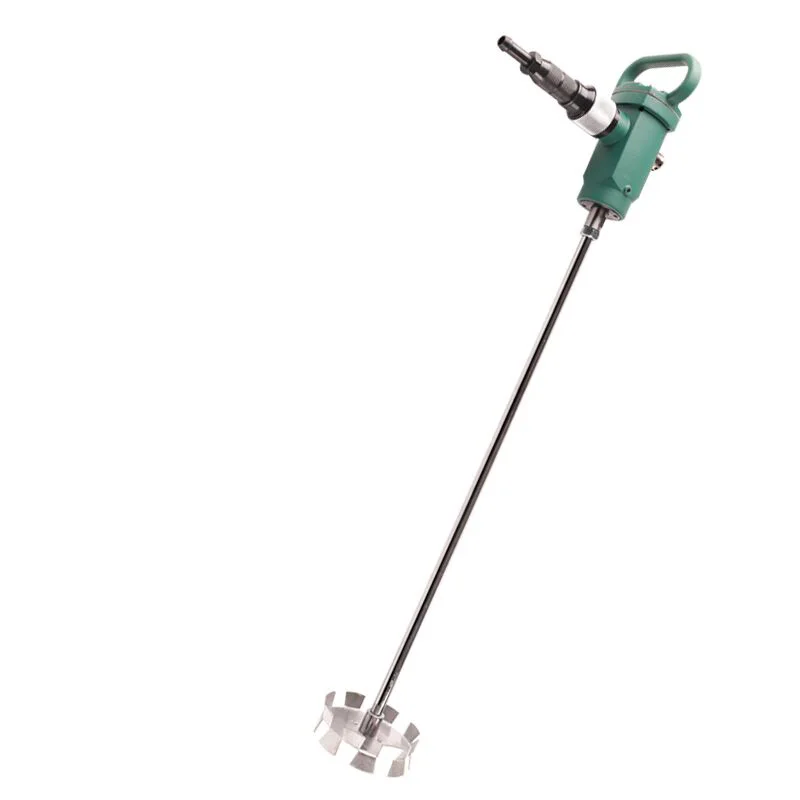 

Small Handle Portable Pneumatic Rod Paint Coating Air Explosion Poof Mixer