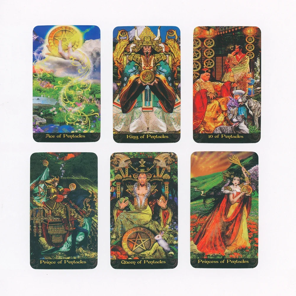 Richly Ornate Suitable Tarot Deck for Beginners PDF Guide Version Leisure Table Game 3