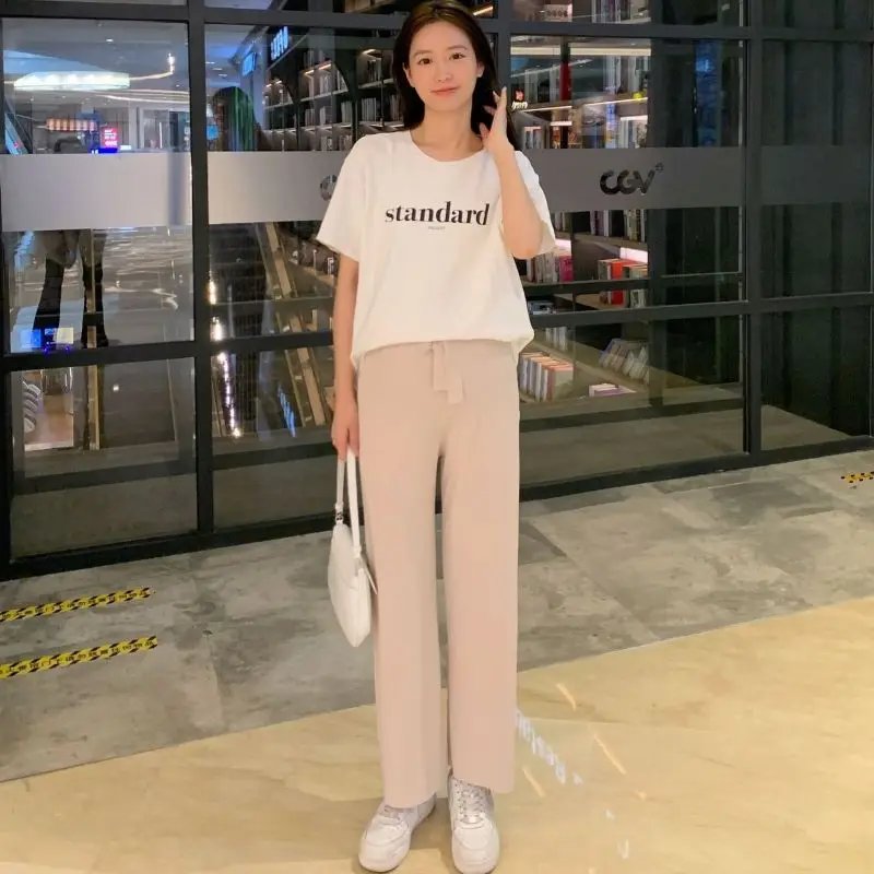 Summer Fashion Adjustable Waist Straight Loose Pregnant Trousers Outdoor Casual Breathable Maternity Pregnancy Women Pants women pants maternity pants