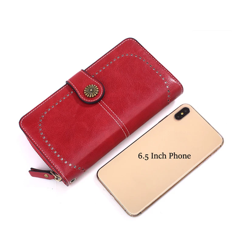 New Pu Leather Women Wallets Female Long Hasp Purses Ladies Phone Purse Card Holders Fashion Large Capacity Money Bag Carteras 6