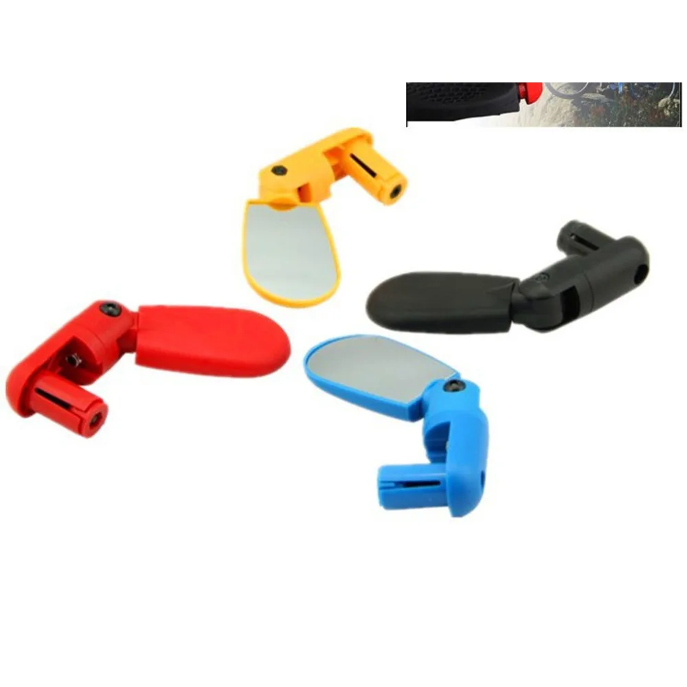 Colorful mini adjustable rearview mountain bike viewing flat mirror, bicycle equipment, riding accessories_voghion.com