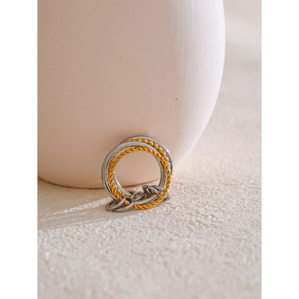 Yhpup Ring Stainless Steel Waterproof
