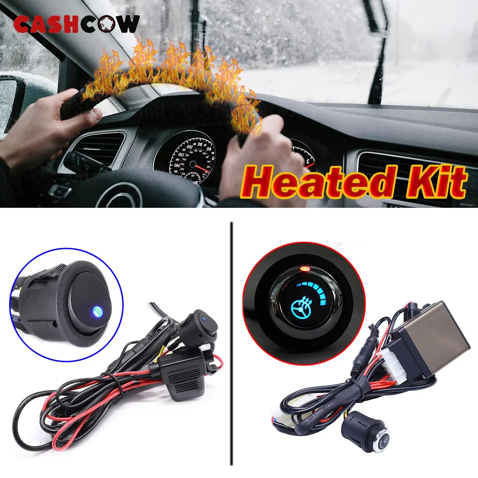 Funda Térmica Para Volante De Coche – Calienta En 1 Minuto Y Mejora El Agarre