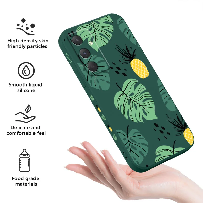 Tropical Pineapple Leaves Phone Case